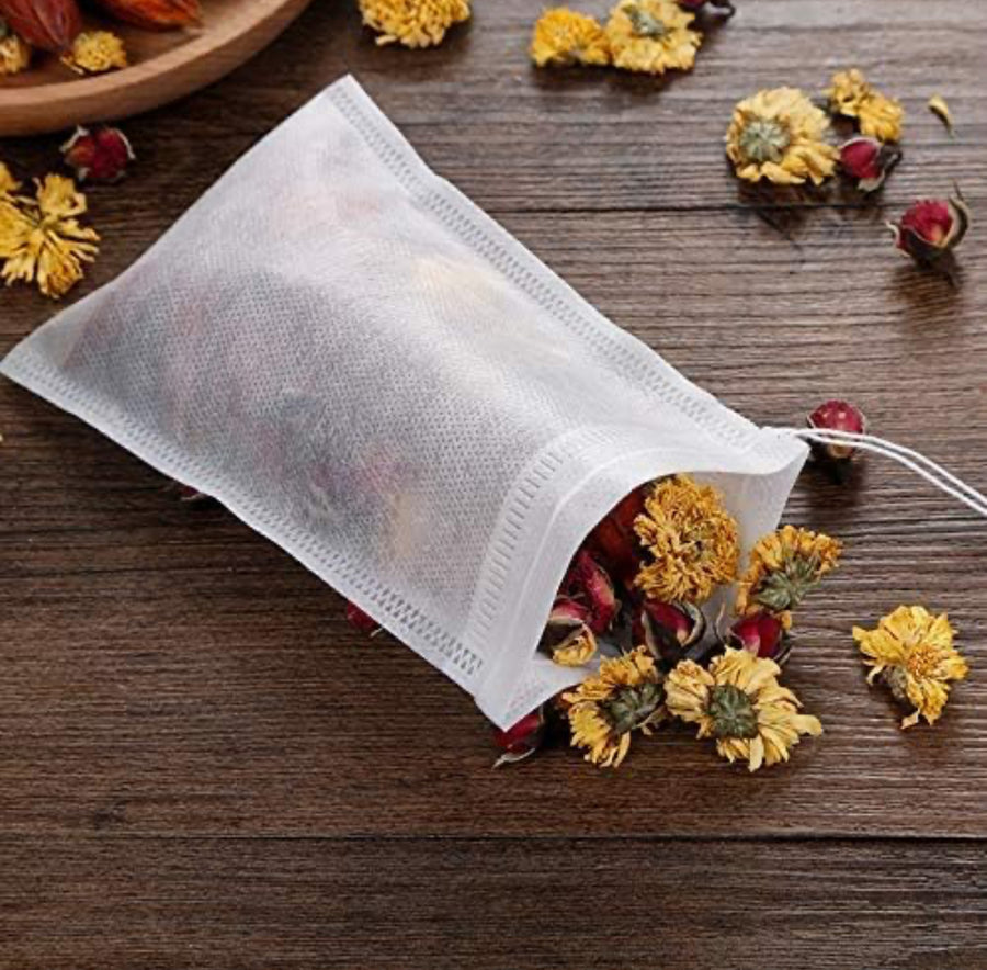 50 Filtros de té biodegradables
