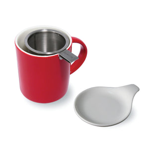 Infusor de té con plato