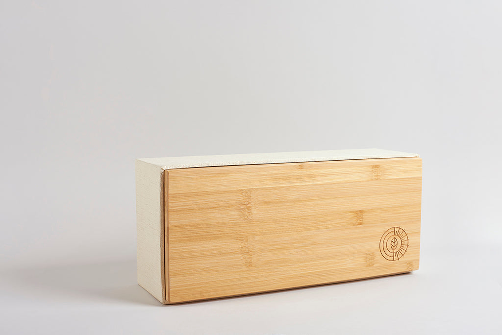 Caja para infusiones de madera de bambú 