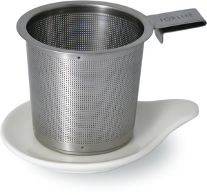 Infusor de té con plato